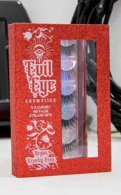 Evil Eye Cosmetics Unholy Lash Bible | Red Glitter
