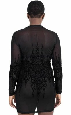Killstar Clothing Unholy Matrimony Mesh Dress