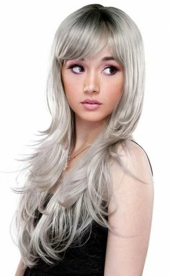 Rockstar Wigs Beauty Uptown Girl Silver Wig