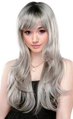 Rockstar Wigs Beauty Uptown Girl Silver Wig
