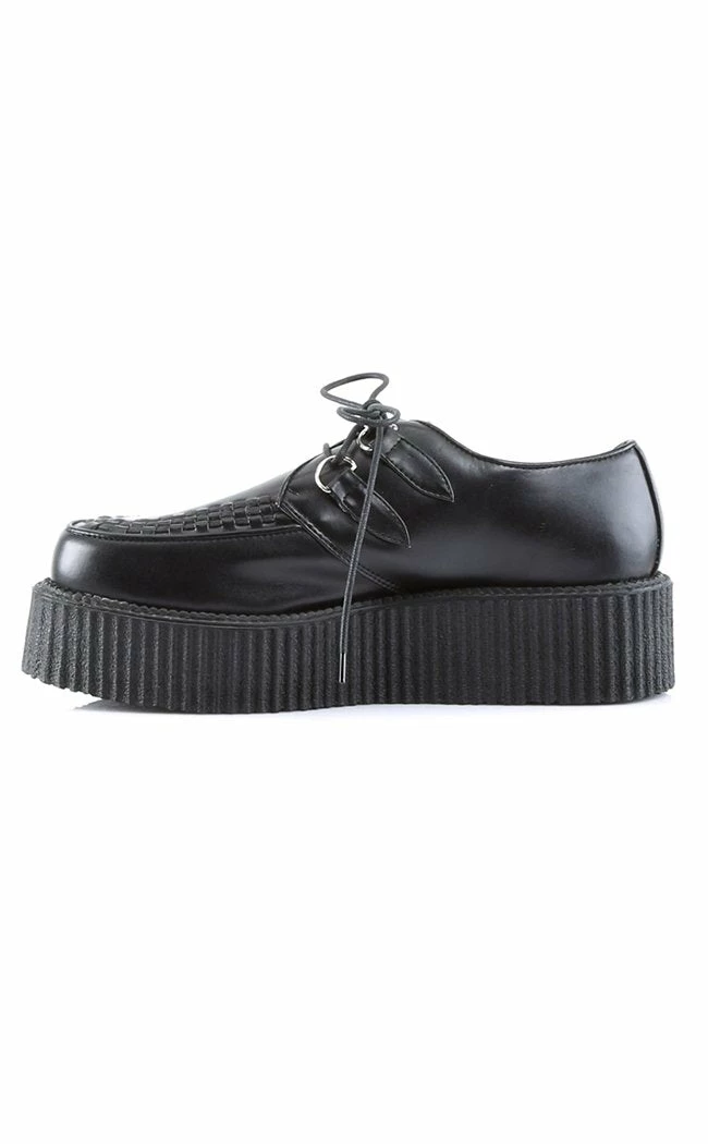 Demonia V-CREEPER-502 Black Vegan Leather Creepers 5 Demonia V-CREEPER-502 Black Vegan Leather Creepers