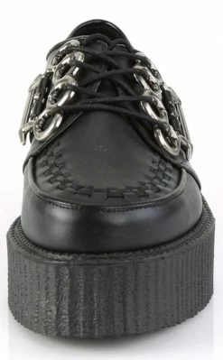 Demonia V-CREEPER-516 Black Vegan Leather Creepers Shoes