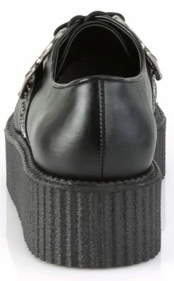 Demonia V-CREEPER-516 Black Vegan Leather Creepers Shoes 10 Demonia V-CREEPER-516 Black Vegan Leather Creepers Shoes
