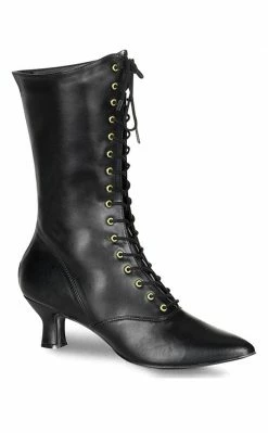 Funtasma VICTORIAN-120 Blk Pu Boots