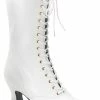 Funtasma VICTORIAN-120 Wht Pu Boots