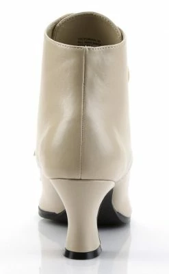 Funtasma VICTORIAN-35 Cream Pu Boots