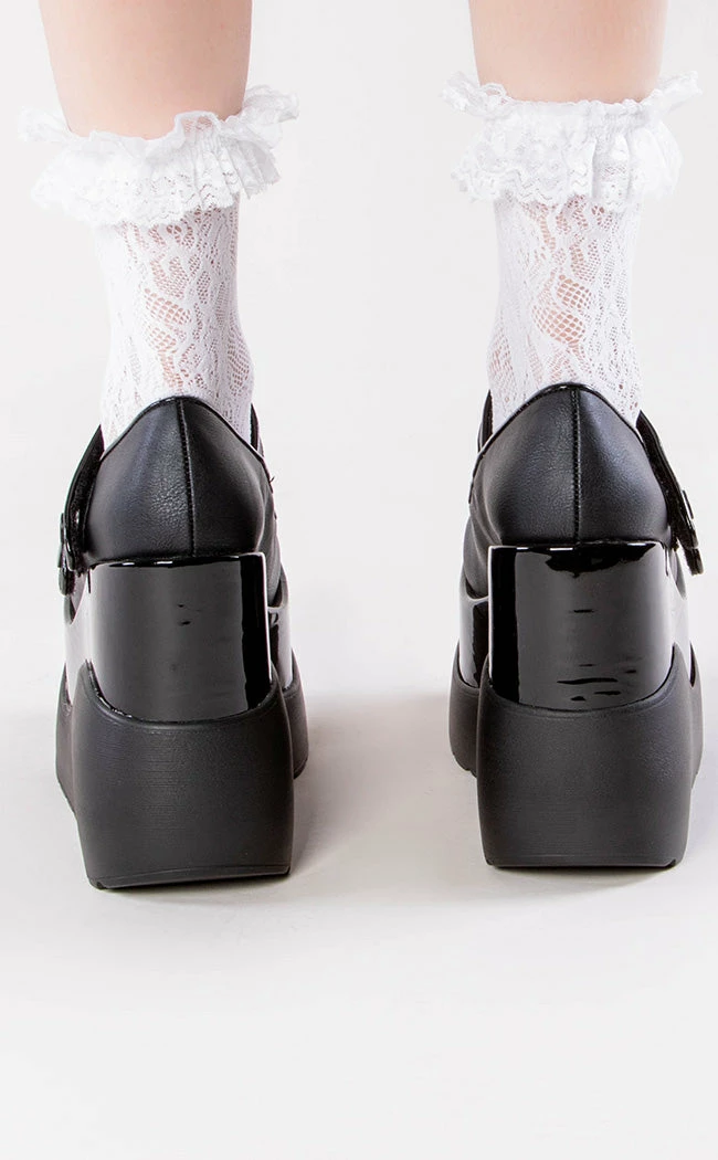 Demonia VOID-37 Black Vegan Mary Jane Wedges 4 Demonia VOID-37 Black Vegan Mary Jane Wedges