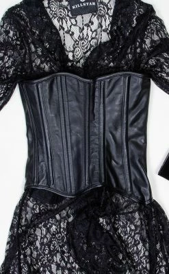 Tragic Beautiful Valkyrie Leather Corset Clothing