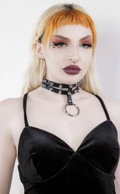 Black Friday Velour Goth Formal Dress | Black Clothing