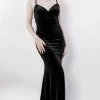 Black Friday Velour Goth Formal Dress | Black Clothing