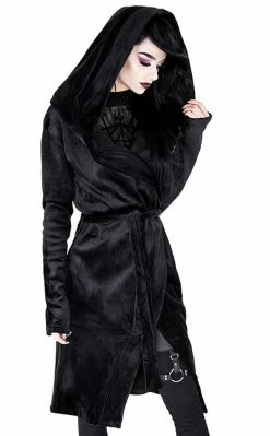 Restyle Velvet Reaper Hoodie