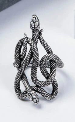 Gothic Jewellery Venomous Pair Ring