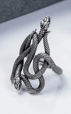 Gothic Jewellery Venomous Pair Ring