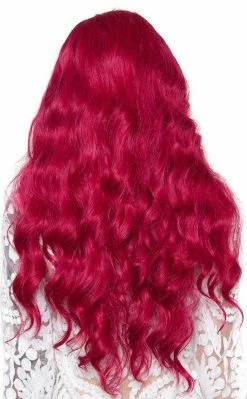 Rockstar Wigs Vesta Long Cranberry Wavy Wig Beauty