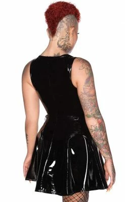 Killstar Vexellent Gloss Harness Dress Clothing 9 Killstar Vexellent Gloss Harness Dress Clothing
