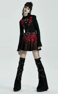 Punk Rave Vicious Pleated Skirt Clothing