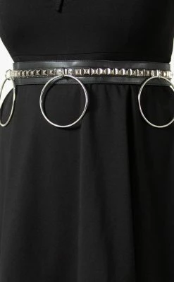 Killstar Vicious Studded Belt | Silver