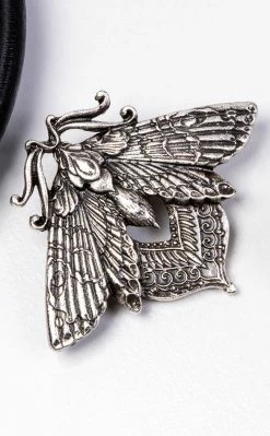 Gothic Jewellery Victoriana Moth Brooch