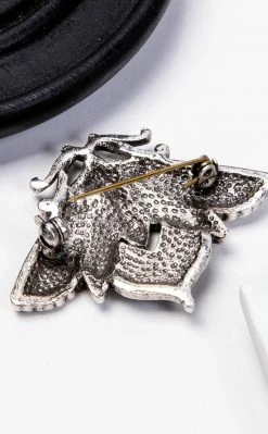Gothic Jewellery Victoriana Moth Brooch
