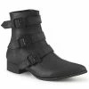 Demonia WARLOCK-50-C Black Vegan Winklepicker Coffin Boots Shoes 2 Demonia WARLOCK-50-C Black Vegan Winklepicker Coffin Boots Shoes