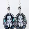 Rose Demon Jewellery Wednesday Holo Earrings