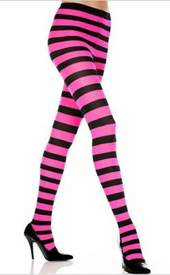 Music Legs Wide Stripe Pantyhose | Choose Colour