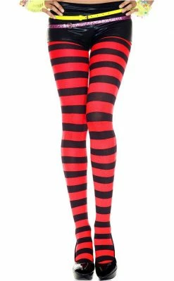 Music Legs Wide Stripe Pantyhose | Choose Colour