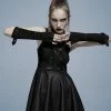 Punk Rave Widow's Web Armwarmers | Black Accessories