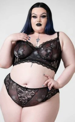 Killstar Wild Rose Mesh Panty