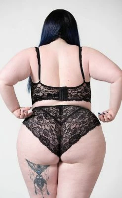 Killstar Wild Rose Mesh Panty