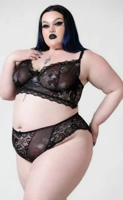 Killstar Wild Rose Mesh Panty