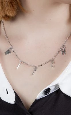 Gothic Jewellery Witch Please! Charm Necklace