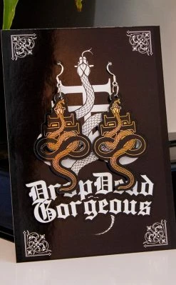 Drop Dead Gorgeous Witchcraft Sigil Holo Earrings