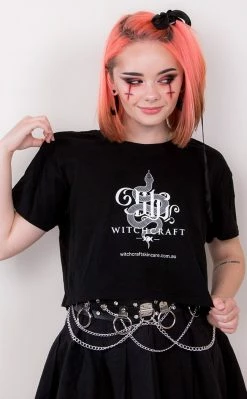 Witchcraft Skincare Clothing Witchcraft Snake Logo Crop Top 10 Witchcraft Skincare Clothing Witchcraft Snake Logo Crop Top