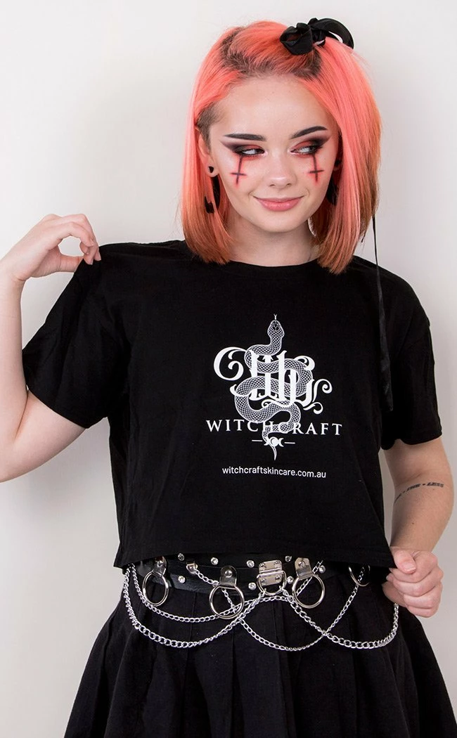 Witchcraft Skincare Clothing Witchcraft Snake Logo Crop Top 5 Witchcraft Skincare Clothing Witchcraft Snake Logo Crop Top