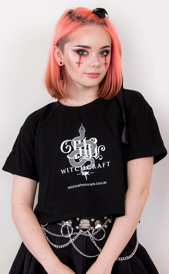 Witchcraft Skincare Clothing Witchcraft Snake Logo Crop Top 6 Witchcraft Skincare Clothing Witchcraft Snake Logo Crop Top