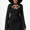 Killstar Witchural Long Sleeve Dress Clothing