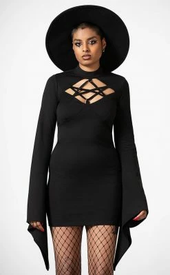 Killstar Witchural Long Sleeve Dress Clothing