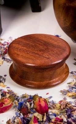 TB Wooden Herb Grinder Home Decor