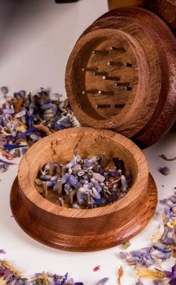 TB Wooden Herb Grinder Home Decor