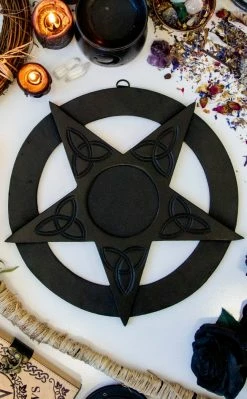 Homewares Wooden Pentagram Wall Art Home & Gifts