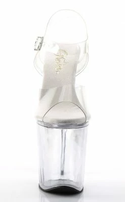 Pleaser Pole Shoes XTREME-808 Clear Heels