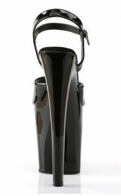 Pleaser Pole Shoes XTREME-809 Black Patent Heels