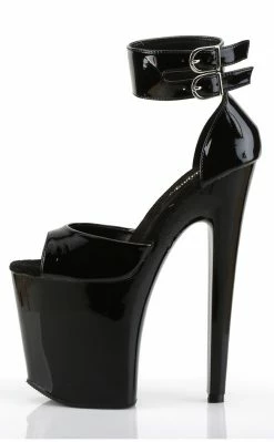 Pleaser XTREME-875 Black Heels Pole Shoes