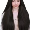 Rockstar Wigs Yaki Lace Front 32" Black Wig