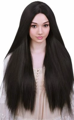 Rockstar Wigs Yaki Lace Front 32" Black Wig
