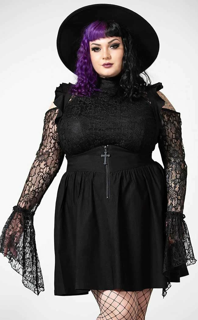 Killstar Clothing Yuna Suspender Skirt 5 Killstar Clothing Yuna Suspender Skirt