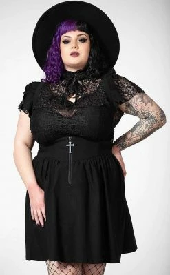 Killstar Clothing Yuna Suspender Skirt