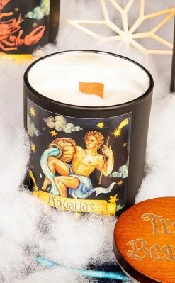 Tragic Beautiful Zodiac Candle | Aquarius