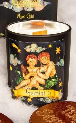 Tragic Beautiful Zodiac Candle | Gemini Sale